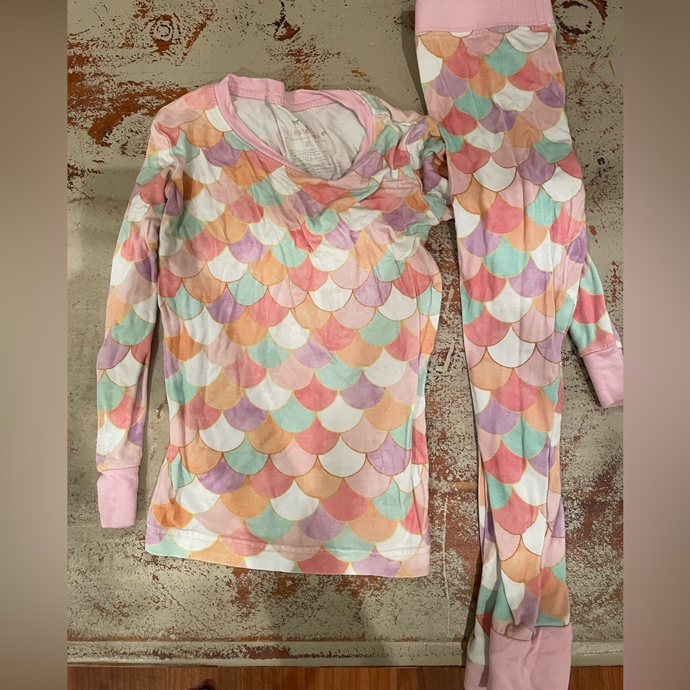Little Sleepies 2T Mermaid Scales